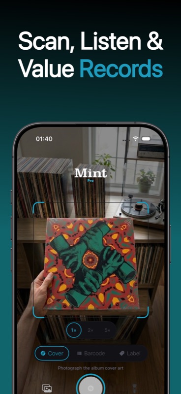 Scan vinyl record covers with your camera
