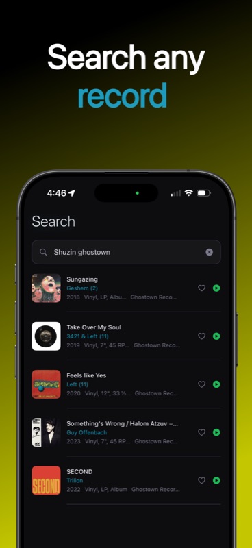 Search any record in the database