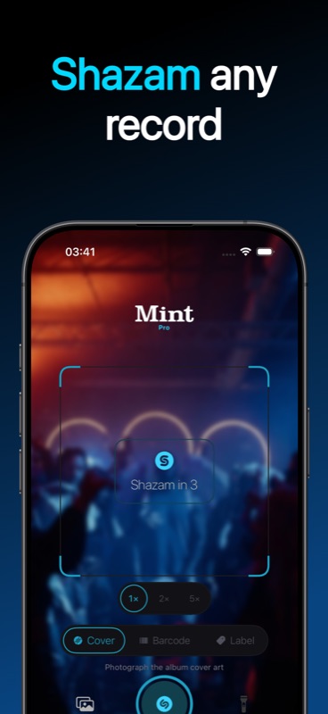 Shazam integration within the app